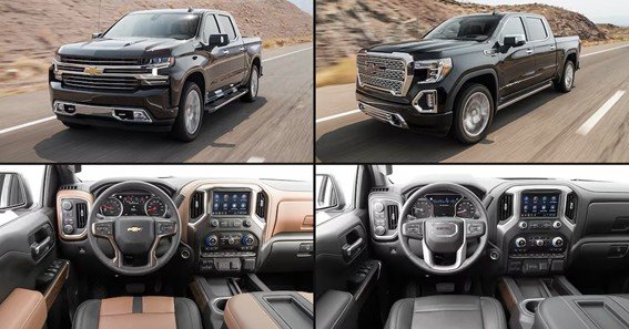 chevrolet silverado high country vs gmc sierra denali